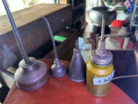 Assortment of miniature oilers
