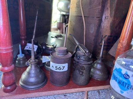 Assortment of miniature oilers