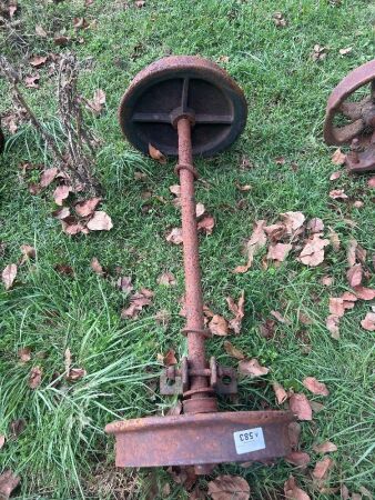 Carriage wheels/axle (CHOICE 582 - 586)