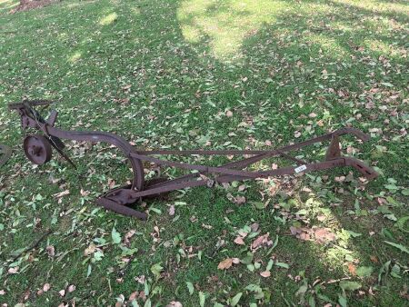 Horsedrawn mouldboard plow