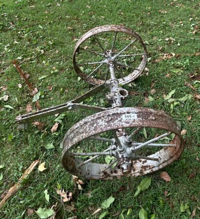 Vintage wheels/axle