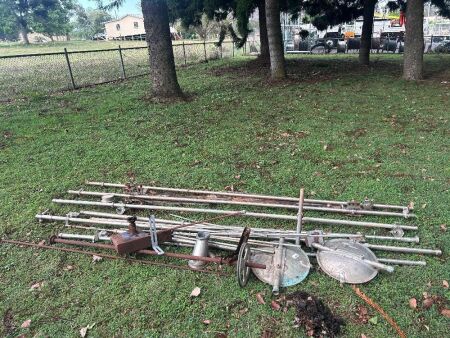 Assorted milking machine parts