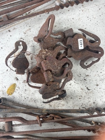 Assorted hames hooks