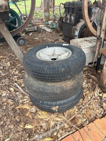 3 boat trailer wheels - 5 stud