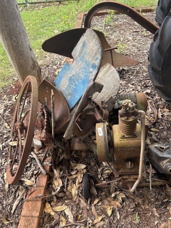 Corn cracker parts and old air compressor