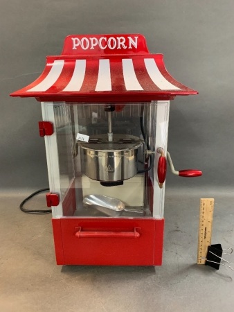 Cinema Style Electric Popcorn Maker & Scoops