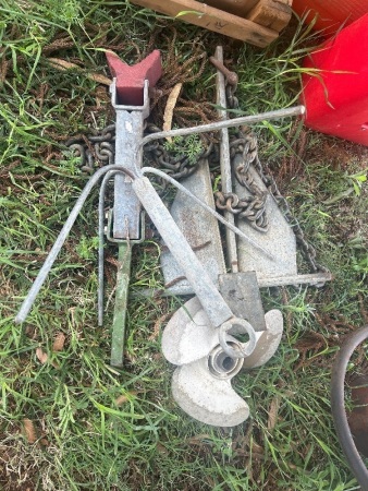 Boat anchor and propellor