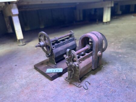 2x vintage magnetos