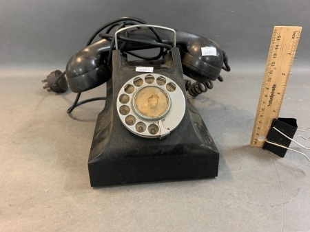 Vintage Bakelite Dial Telephone