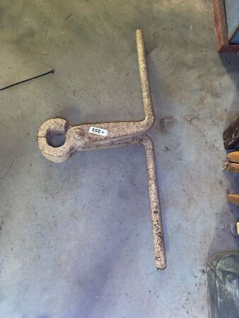 Railway 2-man track tongs