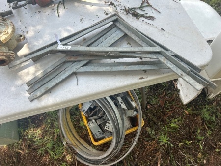 Galvanised steel brackets