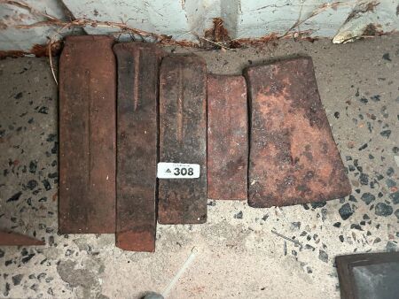 Set of tree fellers wedges