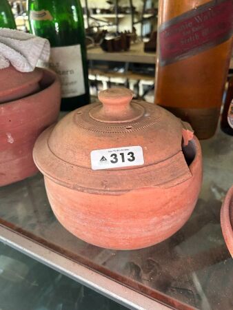 Butter cooler - terracotta - for repair