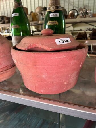 Butter cooler - terracotta - for repair
