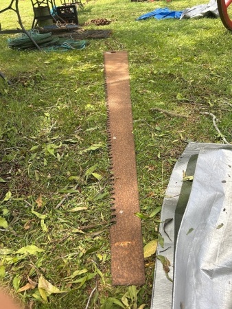 Heavy duty pit saw