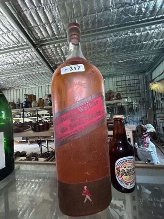 Large JOHNY WALKER bottle - possibly 1gal