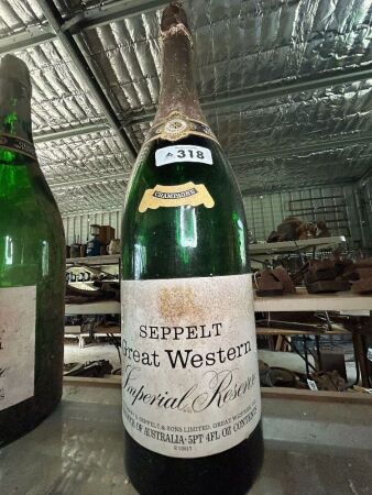 Large SEPPELT GREAT WESTERN bottle