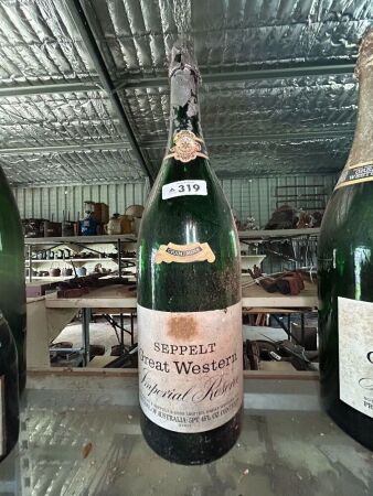 Large SEPPELT GREAT WESTERN bottle