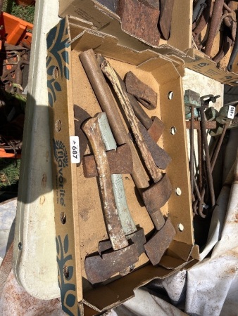 Assorted hatchets and heads