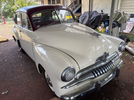 Holden FJ-225 sedan - Build date: 1955 - 6-cylinder grey motor - 6-seater - VIN/chassis no. 28627 - selling unregistered, no RWC
