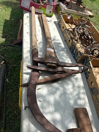 Picks and brush hook