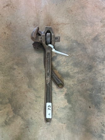 2x vintage adjustable wrenches - GARRINGTON, BUFFALO
