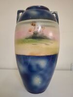 Hand Painted Japanese Baluster Vase - app 402mm - 2