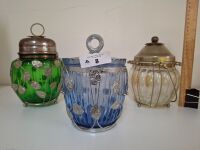 3 Vintage Cookie Jars 2 Musical