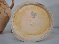 Wood & Sons England Chinese Rose Jug & Burleigh Ware Eurgess & Leigh 5189 202 Jug - 2