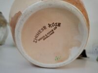 Wood & Sons England Chinese Rose Jug & Burleigh Ware Eurgess & Leigh 5189 202 Jug - 3