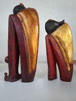 Pair of Wooden Figurines - 2