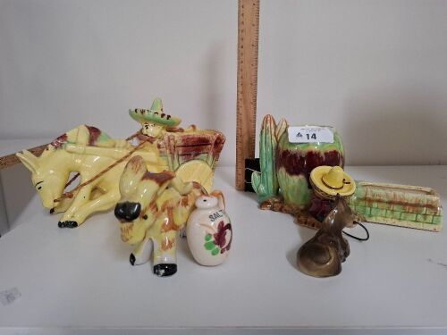 Bowen Artware Mexican Inspired Ceramic Figurines