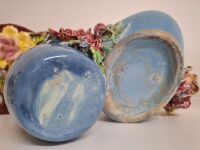 4 x Art Nouveau Inspired Multi Coloured Floral Ceramics - 2