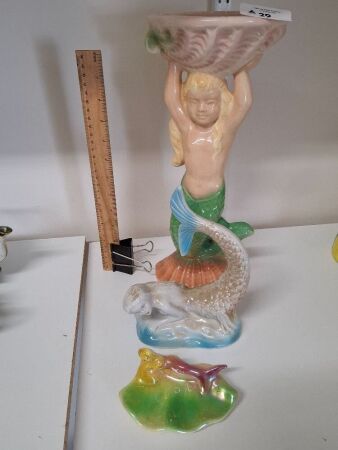 3 x Mermaid Ceramics
