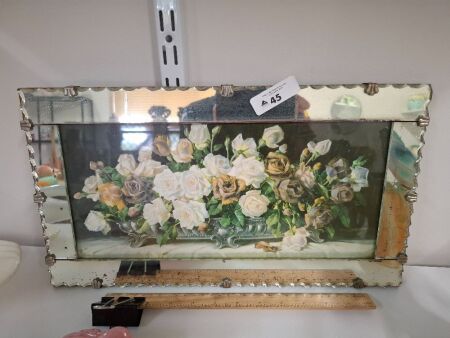 Mid Century Still Life Mirror