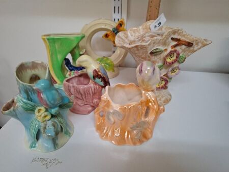 Bird Inspired Ceramic Vases Inc. Arthur Wood