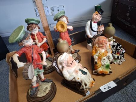 Selection of Various Ceramic Figurines