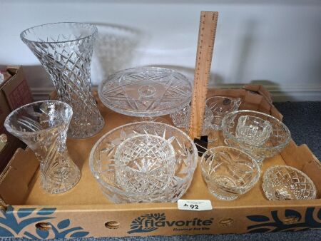 Mixed Selection Crystal Glass Ware