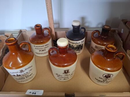 6 Vintage Port Bottles