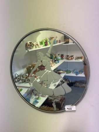 Etched Ballerina Mirror