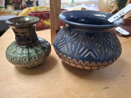 PNG Glazed Pottery Vases
