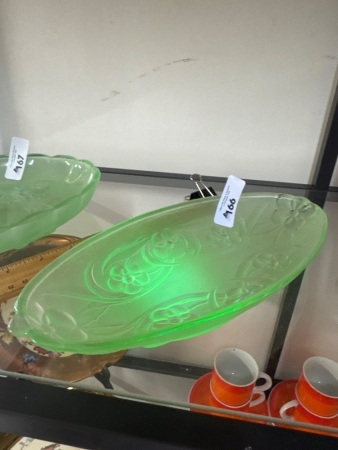 Uranium Glass Dish