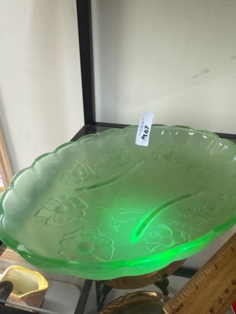 Uranium Glass Dish