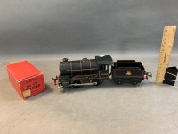 Vintage Hornby Clockwork O Gauge Engine 60199 + Matching Wagon with Box