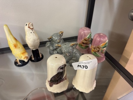 Mid Century Salt & Pepper Shakers