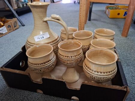 Eve Yawa PNG Wine Caraf & Goblets