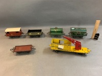 Collection of 6 Vintage Hornby Tin Rolling Stock / Wagons - 2