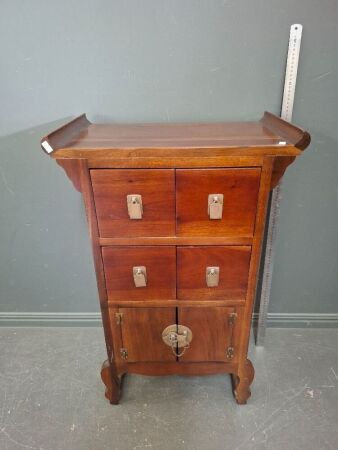 Elm Wood Asian Apothecary Cabinet