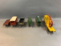 Collection of 6 Vintage Hornby Tin Rolling Stock / Wagons - 6