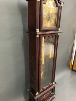 Contemporary Longcase Clock with Lookalike Brass Fittings - 2